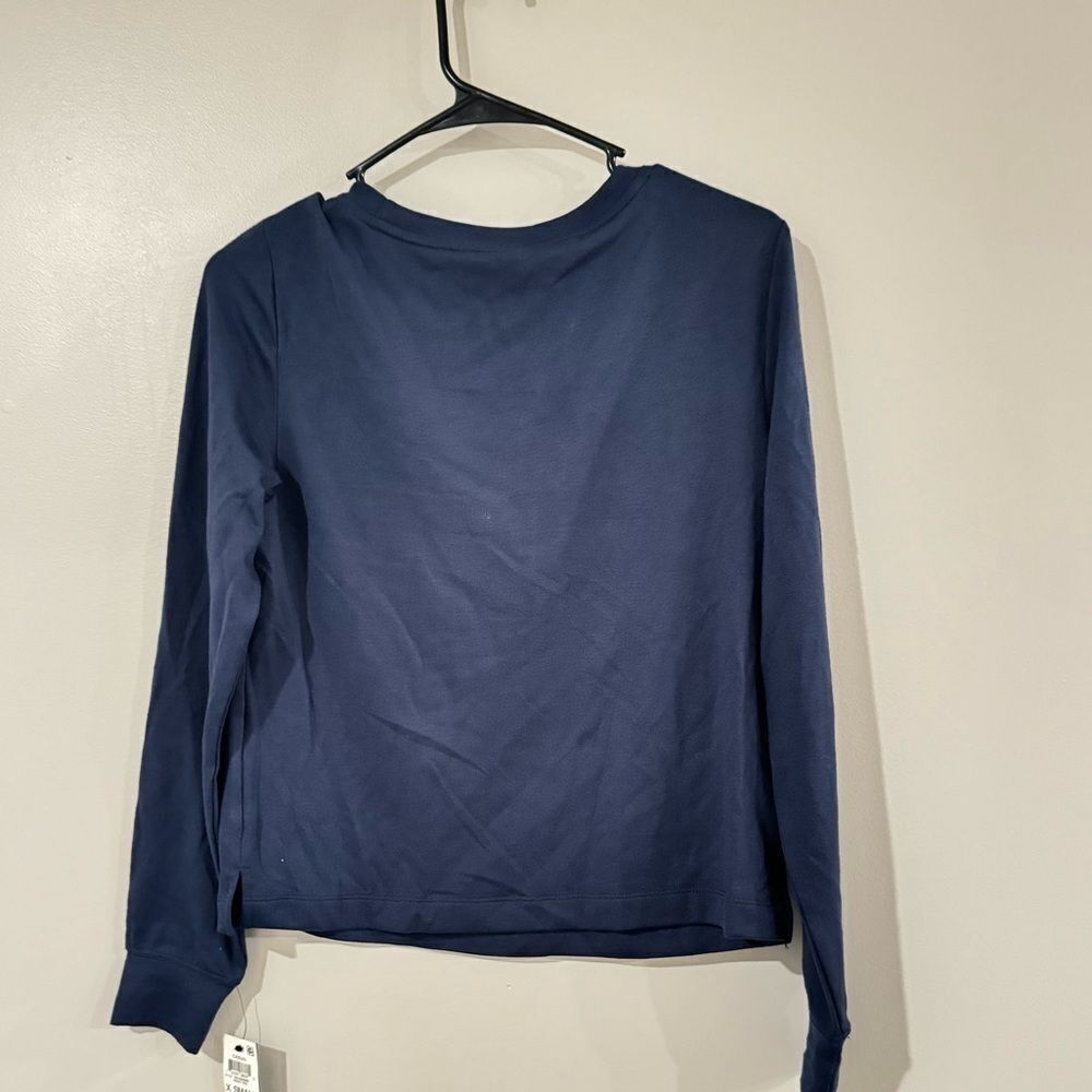 ID Ideology Women's Active Chevron long sleeve shirt, Top Blue Size Large - Picture 9 of 9